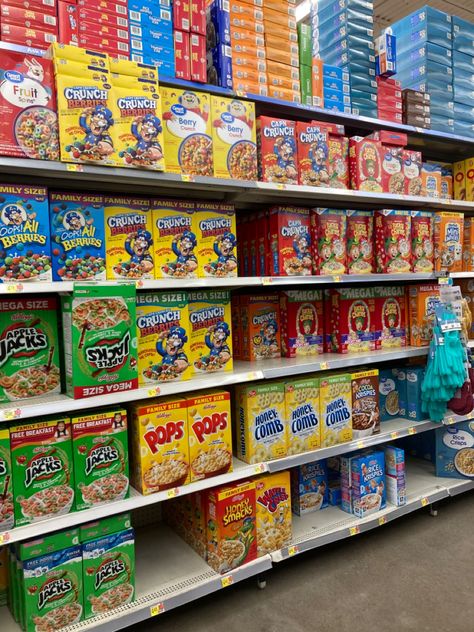 Walmart Background, Aesthetic Cereal Wallpaper, Walmart Aesthetic, Fruity Pebbles Cereal Aesthetic, Cereal Pinterest, Fortified Cereals, Types Of Cereal, Berry