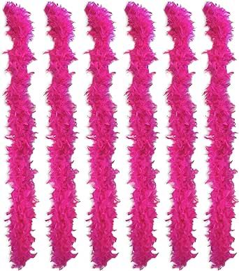 REVELER Pink Feather Boa | Fun Boas for Adults | A Grade Pink Feathers | The Perfect Pink Boa Pink Feather Boa, Pink Boa, Decades Party, Feather Boas, Mardi Gras Decorations, Turkey Feathers, Pink Accessories, Pink Feathers, Perfect Pink