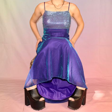 Bratz Prom, Prom Mermaid, Shimmery Fabric, Gothic Princess, Corset Back, Shipping Label, Mermaid Gown, Mesh Overlay, Corset Style