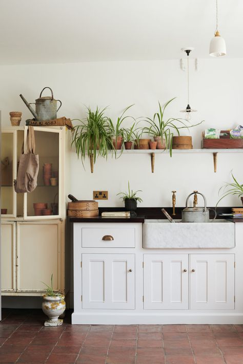 Potting Area, British Kitchen, Plug Sockets, Kitchen Post, Devol Kitchens, Ivy House, Kitchen Extension, Handmade Kitchens, Bedroom Refresh