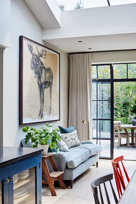 Notting Hill Townhouse, Interior Designers London | Sims Hilditch - Sims Hilditch London Townhouse Interior, London House Interior, Townhouse London, London Interiors, Sims Hilditch, Parsons Green, Townhouse Interior, Victorian Terrace House, Elegant Living Room Decor