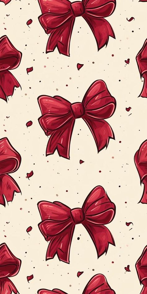 Red White Background Aesthetic, Bows Wallpapers Aesthetic, Wp Wallpaper Aesthetic, Red Bow Background, Red Islamic Wallpaper, Red And White Aesthetic Wallpaper Iphone, Red Bows Aesthetic, Aesthetic Bow Wallpaper, Soft Red Aesthetic Vintage