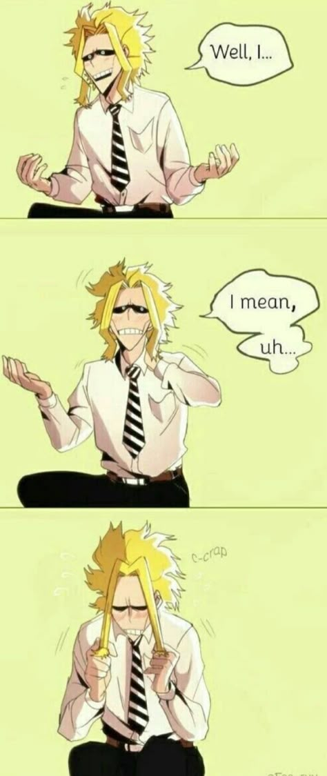 Hair Meme, Toshinori Yagi, All Might, My Hero Academia Memes, Buko No Hero Academia, Boku No Hero Academia Funny, My Hero Academia Episodes, Hero Academia Characters, My Hero Academia Manga