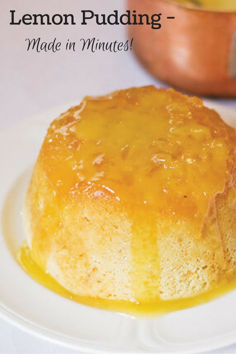 You know that feeling where you get to the end of the day and you have had your dinner (early because you’re trying to teach your daughter that family time is meal time and you had to eat tog… Steamed Sponge Pudding, Steamed Pudding Recipes British, Syrup Sponge Pudding, Golden Syrup Pudding, Steam Pudding, Syrup Sponge, Scottish Desserts, Steamed Puddings, Sponge Pudding