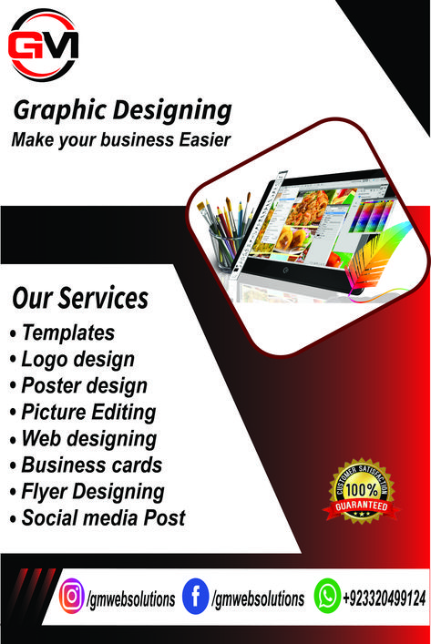 Services Poster, It Solution, Graphic Design Ads, Graphic Designing, Editing Pictures, Picture Design, Business Card Design, Banner Design, Flyer Design