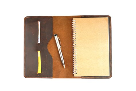 PRICES MAY VARY. Genuine Leather: The Journal Cover is made from soft, supple, and durable leather with a fabulous smell. The material provides authentic look that will make your journal stand out. Compatible with Moleskine: This leather notebook cover is designed to fit hardcover journals that are large in size. It will protect your journal and give it a unique touch. Easy to carry: The Journal Cover is lightweight and easy to carry around. It's perfect for people who love to journal on the go Handmade Leather Notebook, Leather Notebook Cover, Leather Journal Cover, Handmade Leather Journal, Leather Planner, Handmade Notebook, Journal Cover, Leather Notebook, Notebook Cover