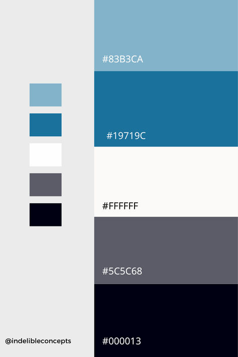 Blue Grey White Colour Palette, Black White Grey Blue Color Palette, Light Blue Black White Color Palette, Blue Black Gray Color Palette, Grey Blue White Color Palette, Black White Gray Blue Color Scheme, Blue Grey Black Colour Palette, Color Palette Grey Blue, Navy White Color Palette