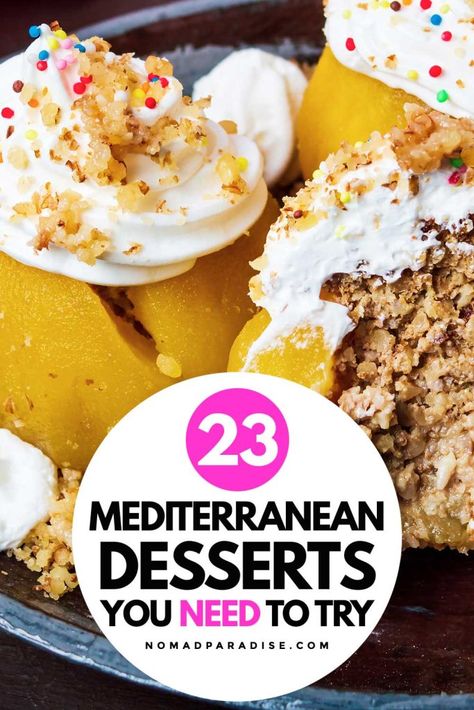 Mediteranian Dessert Recipes, Mediterranean Diet Dessert Recipes Healthy, Mediterranean Diet Recipes Desserts, Meditterean Diet Desserts, Medditeranean Dessert Recipes, Mediterranean Fruit Recipes, Mediterranean Cake Recipes, Healthy Mediterranean Desserts, Mediterranean Diet Desserts Sweets