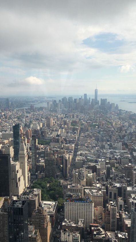 The incredible view from Empire State Building in NYC View From Empire State Building, Nyc Empire State Building, Empire State Building View, Building View, Nyc Life, New York Life, Architecture Design Concept, Nyc Trip, I ❤ Ny