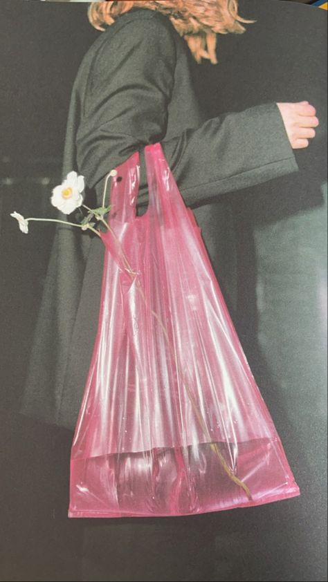 A Flower, Plastic Bag, A Man, A Woman, Hotel, Pink