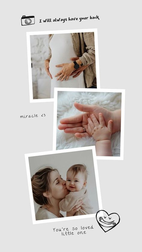 Minimal baby photo collage, editable design | premium image by rawpixel.com / Busbus Baby Collage Ideas, Baby Photo Collage Ideas, Baby Template Design, Creative Photo Collage Design, Family Album Design, Family Album Ideas, Creative Monthly Baby Photos, Baby Album Design, Photo Albums Diy