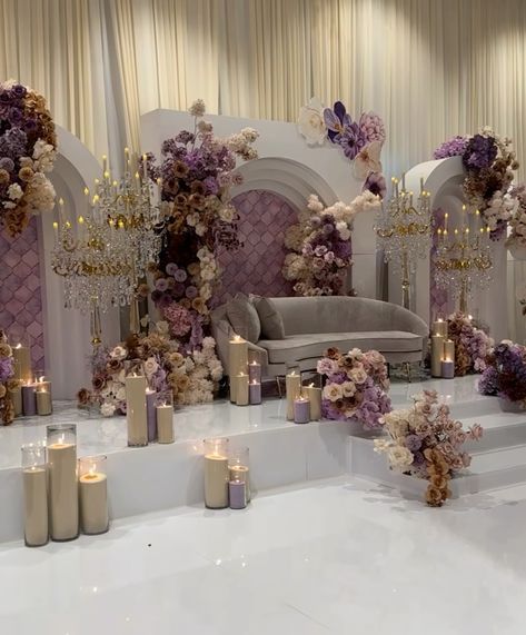 #homedecor, #interiordesign, #homedesign, #decor inspiration Purple Mehndi Decor, Grand Entrance Decor, Wedding Stage Pakistani, Debut Stage Decoration, Rajasthan Decor, Pakistani Wedding Stage, Rapunzel Wedding Theme, Purple Flower Wedding, Marriage Hall Decoration