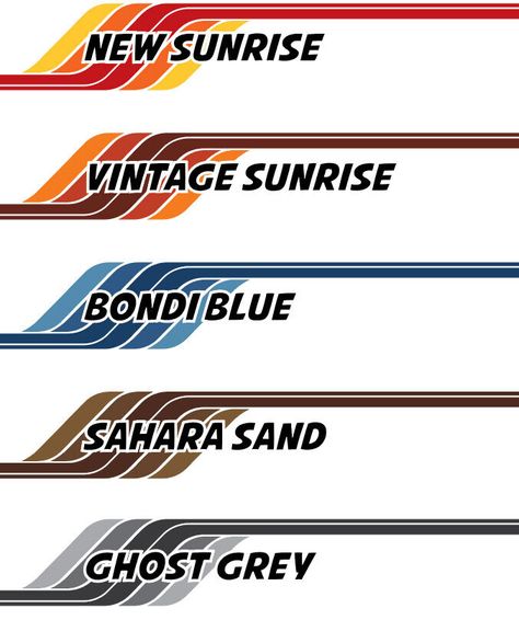 WINTON BODY STRIPE DECAL KIT : SUZUKI JIMNY (JB23/JB33/JB43/JB53) Fiat Panda 4x4, Panda 4x4, Car Branding, Jimny Suzuki, Stripe Kit, Car Sticker Design, Suzuki Cars, Vw Karmann Ghia, Decal Ideas