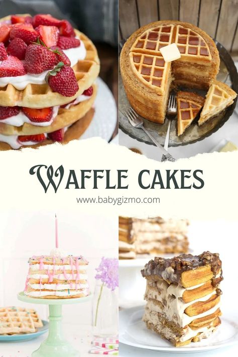 Cake Batter Waffles, Pumpkin Pie Waffles, Waffle Cakes, Maple Syrup Cake, Layer Cake Filling, Waffle Iron Recipes, Dessert Waffles, Waffle Maker Recipes, Frozen Waffles