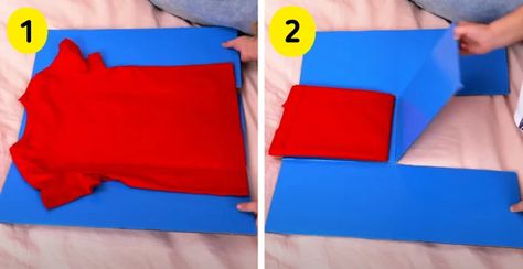 How to Make a Clothes-Folding Board to Help Kids Keep Their Room Organized / 5-Minute Crafts Cardboard Clothes, Clothes Folding Board, Clothes Folding, Fold Clothes, Folding Board, Shoe Storage Solutions, Learn Crafts, Folding Clothes, Create And Craft