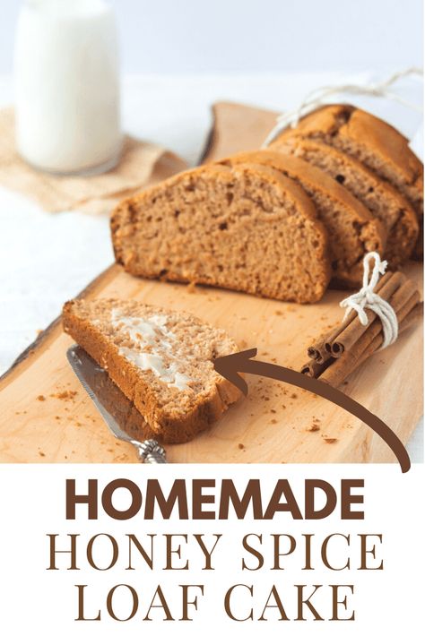 This honey spice loaf cake is a dense traditional French bread sweetened with honey & an aromatic blend of spices. Spice Loaf Cake, Honey Loaf, Spice Loaf, Spice Bread, French Baking, Spice Cake Recipes, Caramel Icing, Rustic Recipes, Christmas Bread