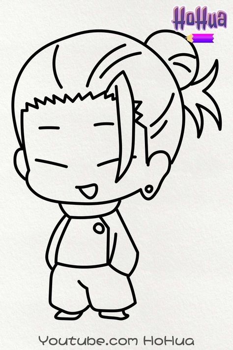 Easy Chibi Drawings, Chibi Coloring Pages, Naruto Sketch Drawing, Anime Drawing Books, Anime Canvas Art, Easy Drawings Sketches, Chibi Drawings, Mini Drawings, Cute Easy Drawings