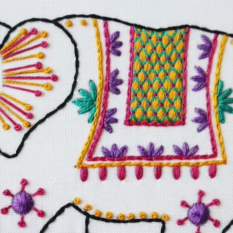 A close-up shot from the Elephant Embroidery kit…🐘🪡🧵 #details #embroiderystitches #diykit #elephantembroidery #embroidery #handembroidery #embroiderykit #diyembroidery #loveelephants #modernembroidery #elephant #elephantsofinstagram #bordado #beginnerembroidery #6inchhoop #embroideryhoopart #elephantart #broderie #needlepoint #etsyuk #etsy #theembroiderycart #stickerei #handmade #doitfortheprocess #creative #embroiderydesign #embroiderypattern #latticework #embroiderersofinstagram Elephant Embroidery, Embroidered Elephant, Beginner Embroidery Kit, Beginner Embroidery, Diy Embroidery Kit, Embroidery Stitching, Diy Craft Kit, Embroidery Stitches Tutorial, Animal Embroidery