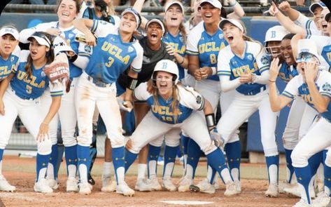 Ucla Softball, Softball World Series, Softball Aesthetic, College Softball, Softball Photos, Softball Season, Softball Quotes, College World Series, Softball Pictures