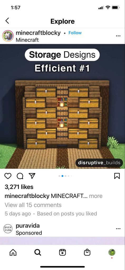 Chest Design Minecraft, Minecraft Storage Ideas Aesthetic, Chest Area Minecraft, Minecraft Storage Room Ideas Aesthetic, Chest Storage Minecraft, Minecraft Chest Room Ideas Aesthetic, Underground Chest Room Minecraft, Chest Organization Minecraft, Chest Room Ideas Minecraft