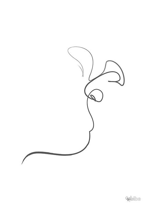 One line Kiss white 2016 One Line Kiss Tattoo, Minimalist Kiss Tattoo, Kiss Drawings Minimalist, Kiss Line Art, Line Art People Kissing, Kiss Tattoo, Small Rib Tattoos, Kiss Tattoos, Tattoo Line