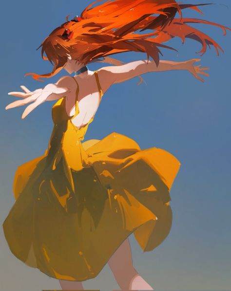 Evangelion Art, Neon Evangelion, Asuka Langley, Wow Art, Environment Concept Art, Cute Anime Pics, Neon Genesis Evangelion, Art Reference Photos, Cartoon Art Styles