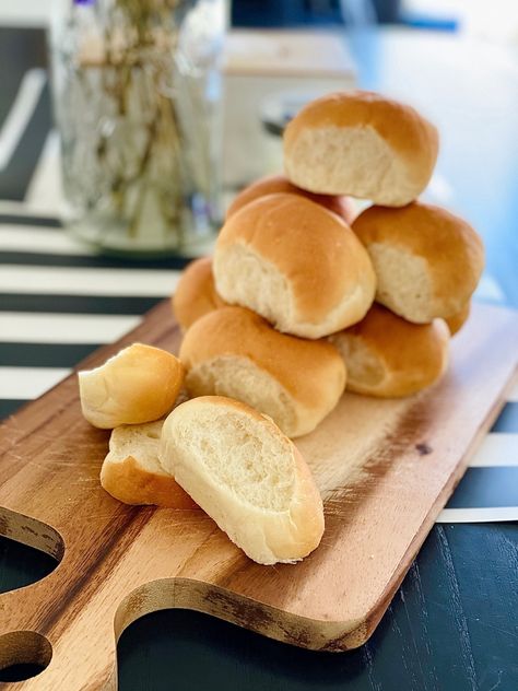 Air Fryer Soft Milk Buns - Rosalind Hong - Medium Air Fryer Buns, Yeast Buns, Milk Buns, Air Fryer Baking, Milk Store, Milk Bun, Crazy Kitchen, Soft Milk, Fresh Milk