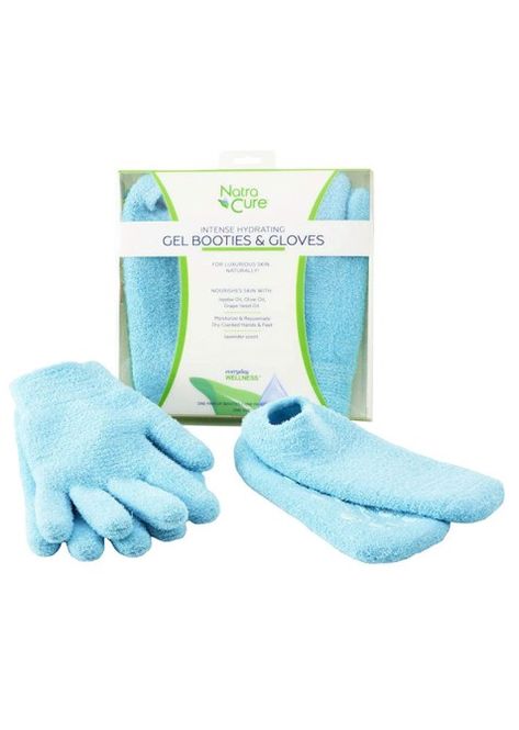 NatraCure Moisturizing Gel Booties and Gloves Set Moisturizing Gloves, Spray Moisturizer, Home Spa Treatments, Anti Aging Oils, Gum Care, Hand Gloves, Beauty Oil, Flaky Skin, Skin Repair