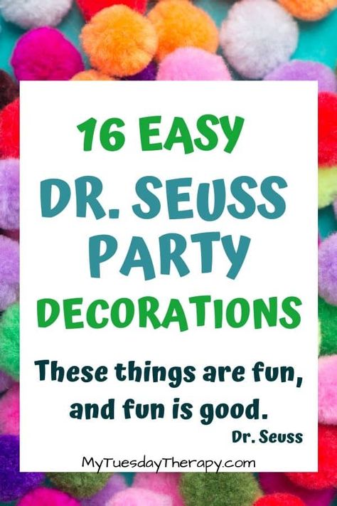 Dr Seuss Baby Shower Ideas Decorations, Dr Seuss Graduation Party Decorations, Thing One And Thing Two Twin Birthday, Dr Seuss Birthday Decorations, Dr Seuss Library Decorations, Dr Seuss Party Ideas Decoration, Dr Seuss Table Decorations, Dr Seuss Goodie Bag Ideas, Dr Seuss Graduation Ideas