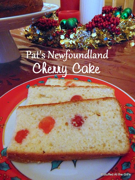 Pat's Newfoundland Cherry Cake Cherry Loaf, Sour Cherry Recipes, Small Chocolate Cake, Chocolate Zucchini Cake Recipe, Christmas Sweets Recipes, Cherry And Almond Cake, Cherry Cake Recipe, Cherry Bread, Rock Recipes