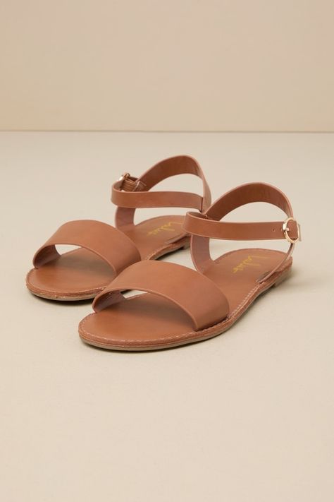 Brown Sandals Flat, Dress Sandals Flat, Spring Shoes Women, Everyday Sandals, Black Sandals Flat, Tan Flats, Simple Sandals, Nude Shoes, Sandal Heels