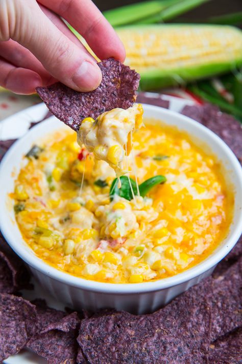 Hot Cheesy Corn Dip Dip Appetizer Recipes, Cheesy Corn Dip, Hot Corn Dip, Corn Dip Recipes, Hot Corn, Cheesy Corn, Cheese Corn, Cheesy Dip, Spicy Cheese