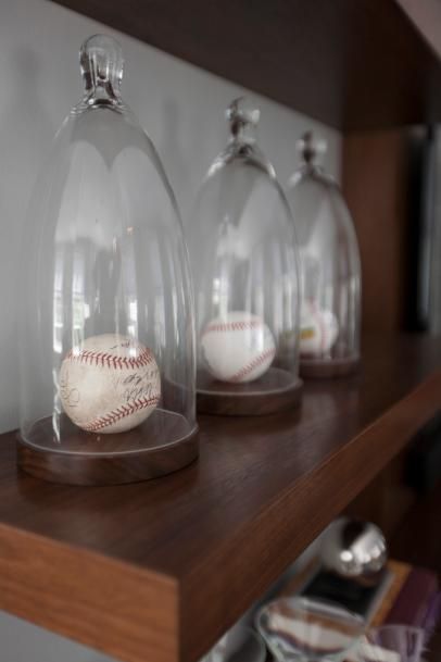 Sports Memorabilia Display, Baseball Man Cave, Memorabilia Display, Baseball Display, Interior Livingroom, Ultimate Man Cave, Baseball Room, Man Cave Home Bar, Plate Wall Decor