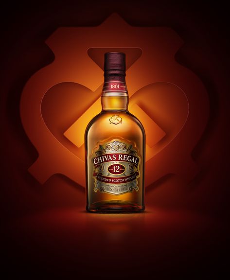 Chivas Regal, Pernod Ricard, Glass Photography, Blended Scotch Whisky, Alcohol Bottles, Best Ads, Whiskey Cocktails, Background Wallpaper For Photoshop, Creative Poster Design