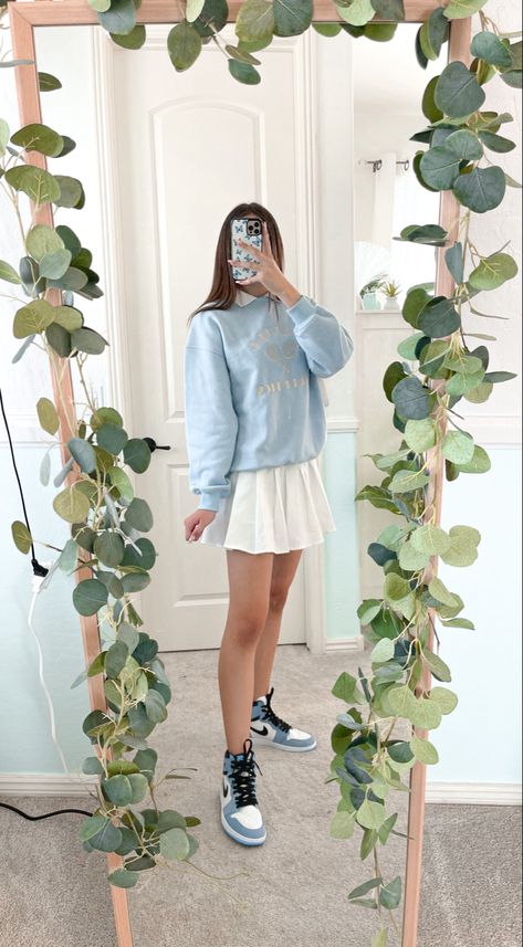 Outfits For 13 Yo, Outfits For 13 Yo Girl, Derry Maine, Preppy Mode, White Tennis Skirt, Shein Outfits, Fashionista Clothes, Girls Summer Outfits, Cute Comfy Outfits