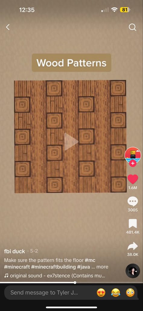 Wood Floor Patterns Minecraft, Dark Oak Flooring Minecraft, Spruce Floor Design Minecraft, Minecraft Flooring Patterns, Minecraft Wood Floor Pattern, Minecraft Wooden Floor Designs, Wall Patterns Minecraft, Minecraft Stone Floor Pattern, Minecraft Floor Designs Wood