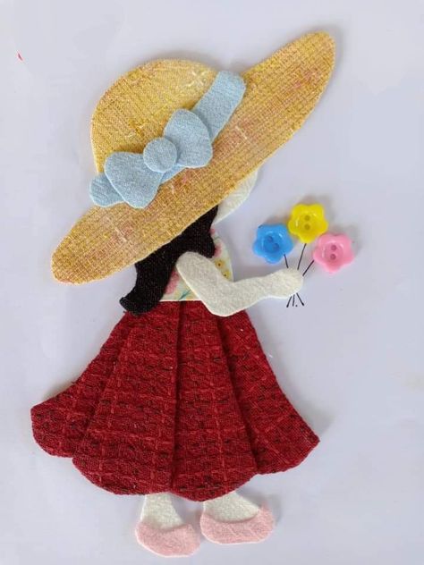 Quilt Square Patterns, Crochet Dolls Free Patterns, Applique Quilt Patterns, Sunbonnet Sue, Applique Quilting, Patchwork Quilt Patterns, Doll Quilt, Handwork Embroidery Design, Hand Embroidery Art