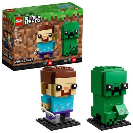 Lego Diy Crafts, Lego Brickheadz, Lego Mosaic, Creeper Minecraft, Minecraft Steve, Lego Diy, The Creeper, Minecraft Birthday Party, Minecraft City