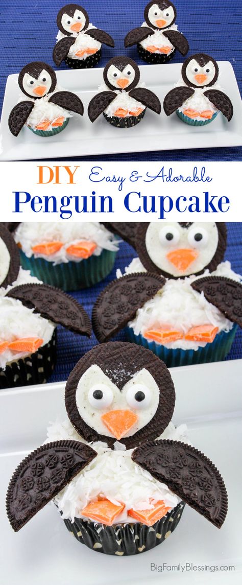 Easy Penguin Cake, Penguin Themed Food, Penguin Cupcakes Easy, Penguin Cake Birthday, Penguin Cake Ideas, Penguin Party Ideas, Penguin Themed Birthday Party, Penguin Birthday Cake, Zoo Themed Party