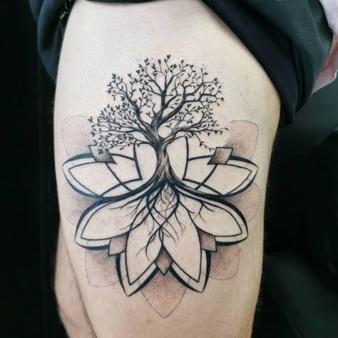 Tree Sleeve Tattoo, Dad Tattoo, Boho Tattoos, Men's Fashion Tips, Beautiful Flower Tattoos, Tree Tattoo Designs, Petite Tattoos, Simple Tattoo Designs, Tree Of Life Tattoo