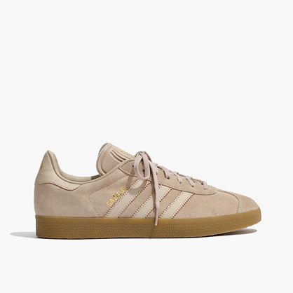 Adidas Gazelle Lace Up Sneaker Adidas Gazelle Women, Gazelle Adidas, Tan Sneakers, Tan Shoes, Minimalist Shoes, Madewell Shoes, Lace Sneakers, Adidas Outfit, Stylish Boots