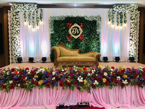 Today decoration Engagement decor 🤍🍀☘️ Book now = 9399941970 DM = @rahul_t.p.p #thepartyplanner #sagarmp15 #sagarmp #sagarmp15😎 #mp #mp15 #engagement #engagementdecor #engagementdecorations Marriage Hall Decoration Indian, Dhoti Ceremony Decorations, Engagement Decorations Indian Simple, Reception Stage Decoration Backdrops, Simple Wedding Stage, Marriage Stage Decoration, Engagement Decorations Indian, Marriage Hall Decoration, Stage Decoration Photos