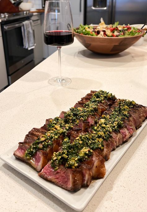 Pistachio Lime Gremolata Pistachio Gremolata, Pistachio Chicken, Pistachio Bread, 2024 Recipes, Green Sauce, Steak Sauce, Skirt Steak, Steak Dinner, Rich Life