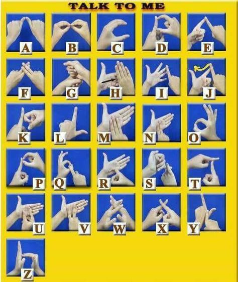 Deaf Language, International Sign Language, Sign Language Letters, Indian Sign Language, Deaf Art, Drawing Sunset, Sign Languages, Sign Language Alphabet, Alphabet Code