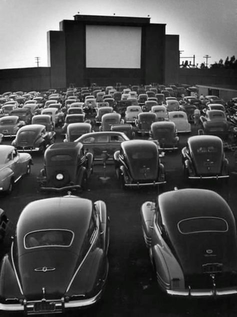 Old Movie, Outdoor Movie, Movie Theater, Drive In, Theater, Drive, Screen, Cars