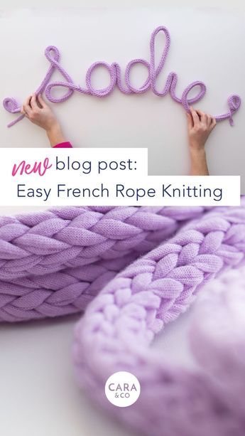 Yarn Wire Words, Rope Names Diy, How To Make Rope From Yarn, How To French Knit, Diy Wire Yarn Name, Yarn Rope Diy, Diy Knitted Wire Words, Diy Wire Name Sign, Knitted Wire Words Tutorial