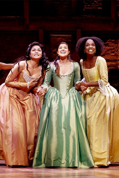 Schuyler Sisters Hamilton Cosplay, Hamilton Eliza, Hamilton Costume, The Schuyler Sisters, French Dresses, Sister Costumes, Eliza Schuyler, Schuyler Sisters, Hamilton Memes