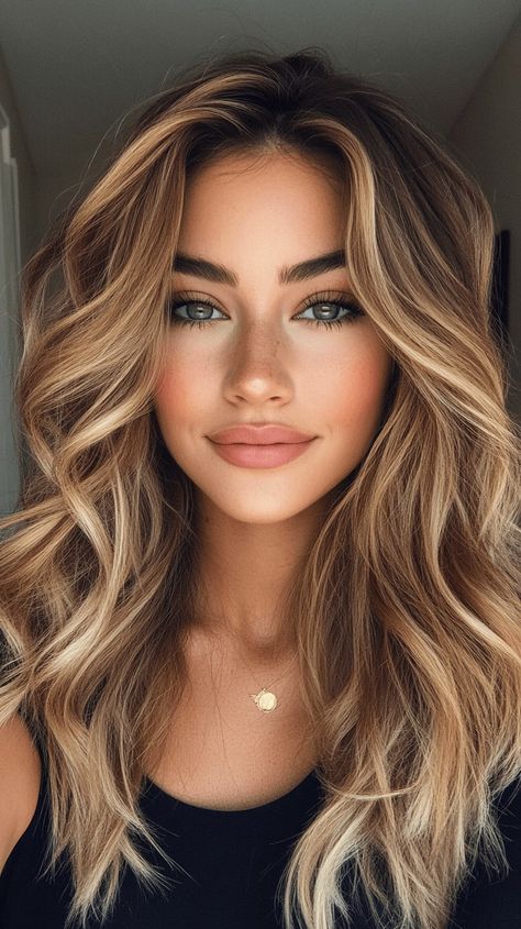 Hazel Eyes Hair Color, Warm Brunette Hair Color, Pumpkin Patch Date, Hair Colors For Blue Eyes, Brunettes With Highlights, Balayage Honey, Highlights On Dark Hair, Dimensional Hair Color, Hairstyles Cut