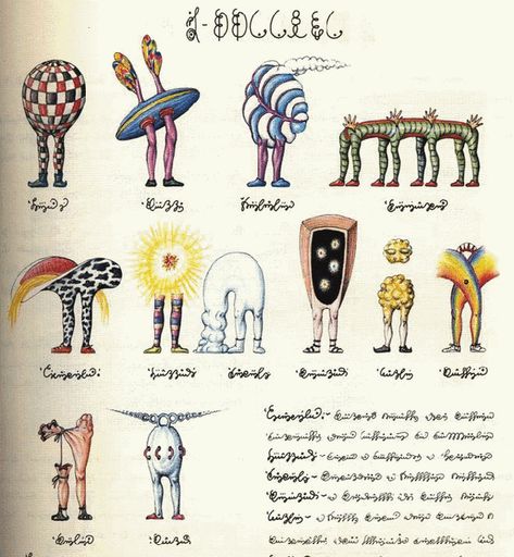 Codex Seraphinianus 1 Codex Seraphinianus Illustrations, Codex Seraphinianus Book, Luigi Serafini, Codex Seraphinianus, Strange World, Cool Monsters, Italian Artist, Illuminated Manuscript, Weird World