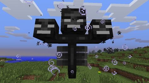 How To Summon The Wither Boss! Minecraft Project The Wither Minecraft, Wither Minecraft, Wither Boss, Minecraft L, Minecraft Wither, Minecraft Mobs, Minecraft Map, Minecraft Projects, Creepers